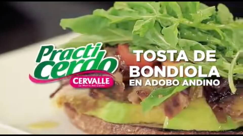 Tosta de Bondiola - Receta Cervalle